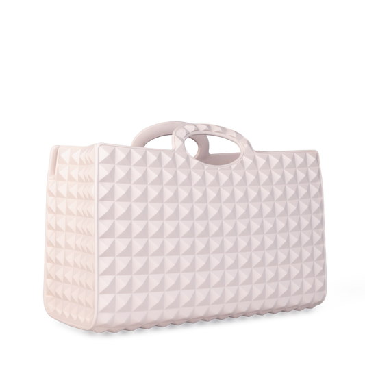 Bolso Transparente Rose Valentino Roman Stud