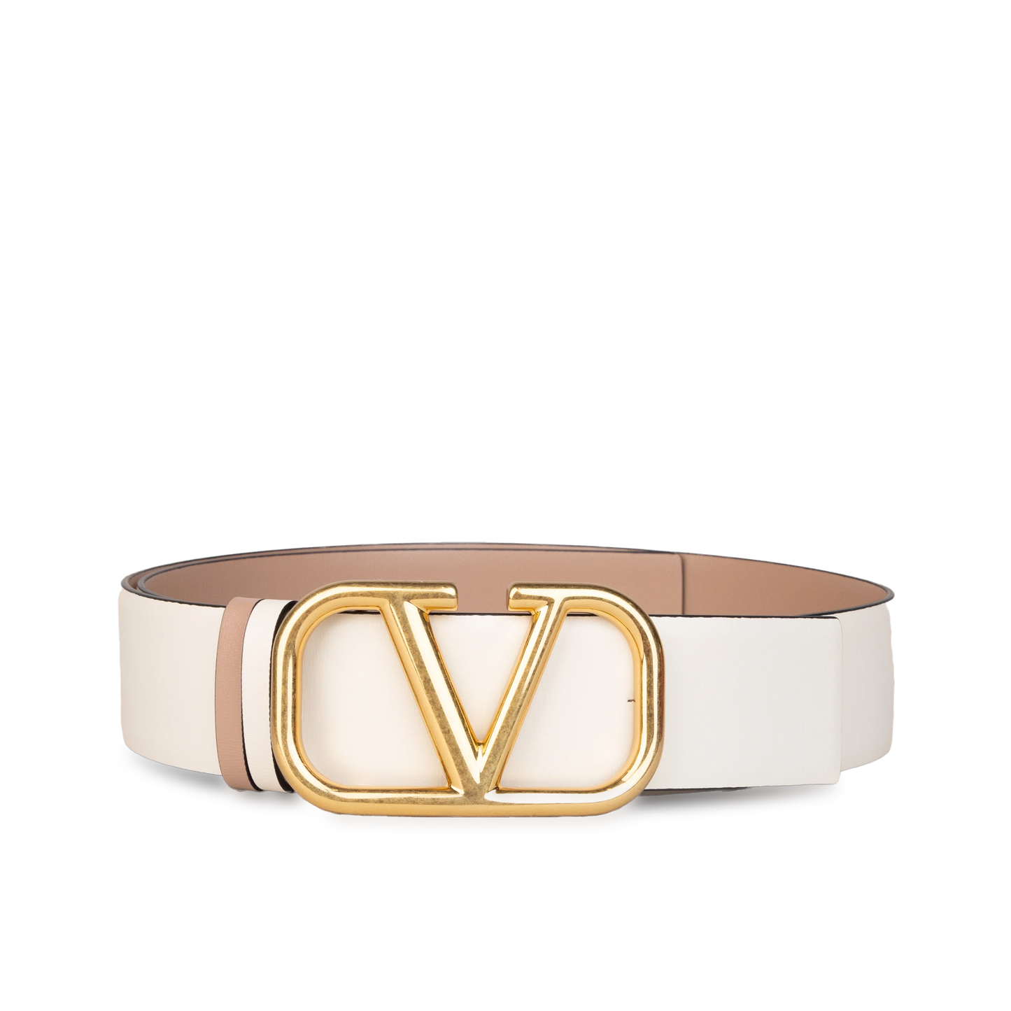 Cinturón Blanco Rose Cannelle Valentino Vlogo