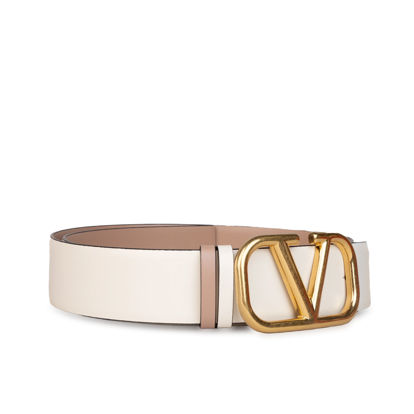 Cinturón Blanco Rose Cannelle Valentino Vlogo