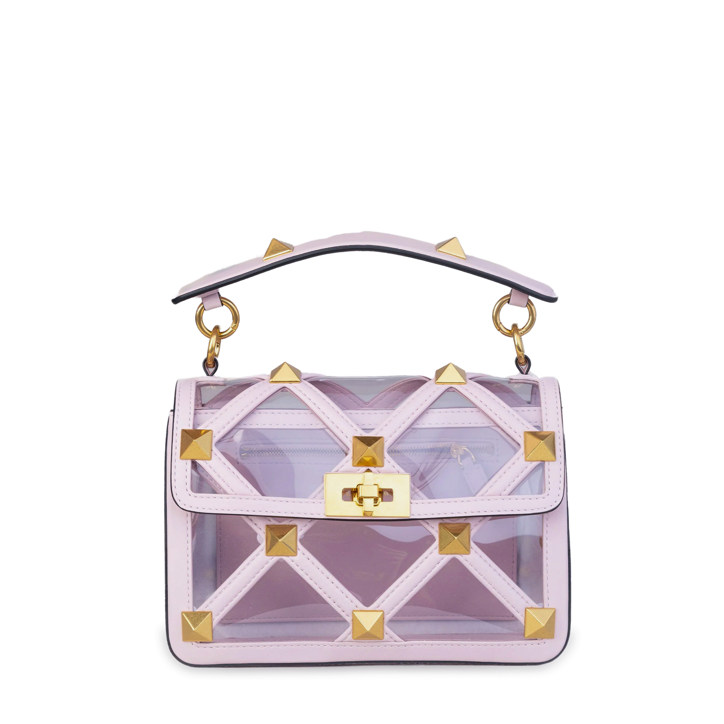 Bolso Lila Valentino Roman Stud Bag