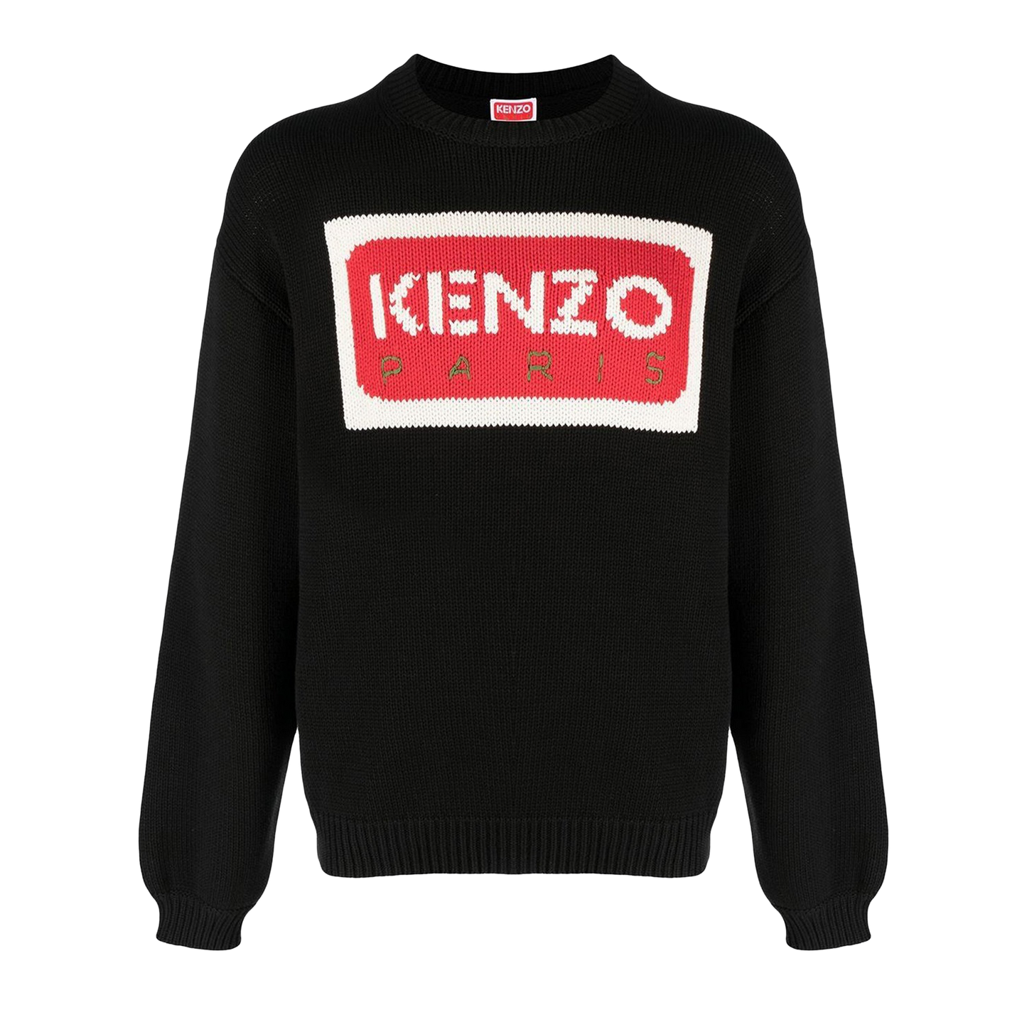Suéter Negro Kenzo Paris Logo