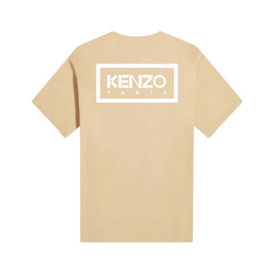 Camiseta Beige Kenzo Logo