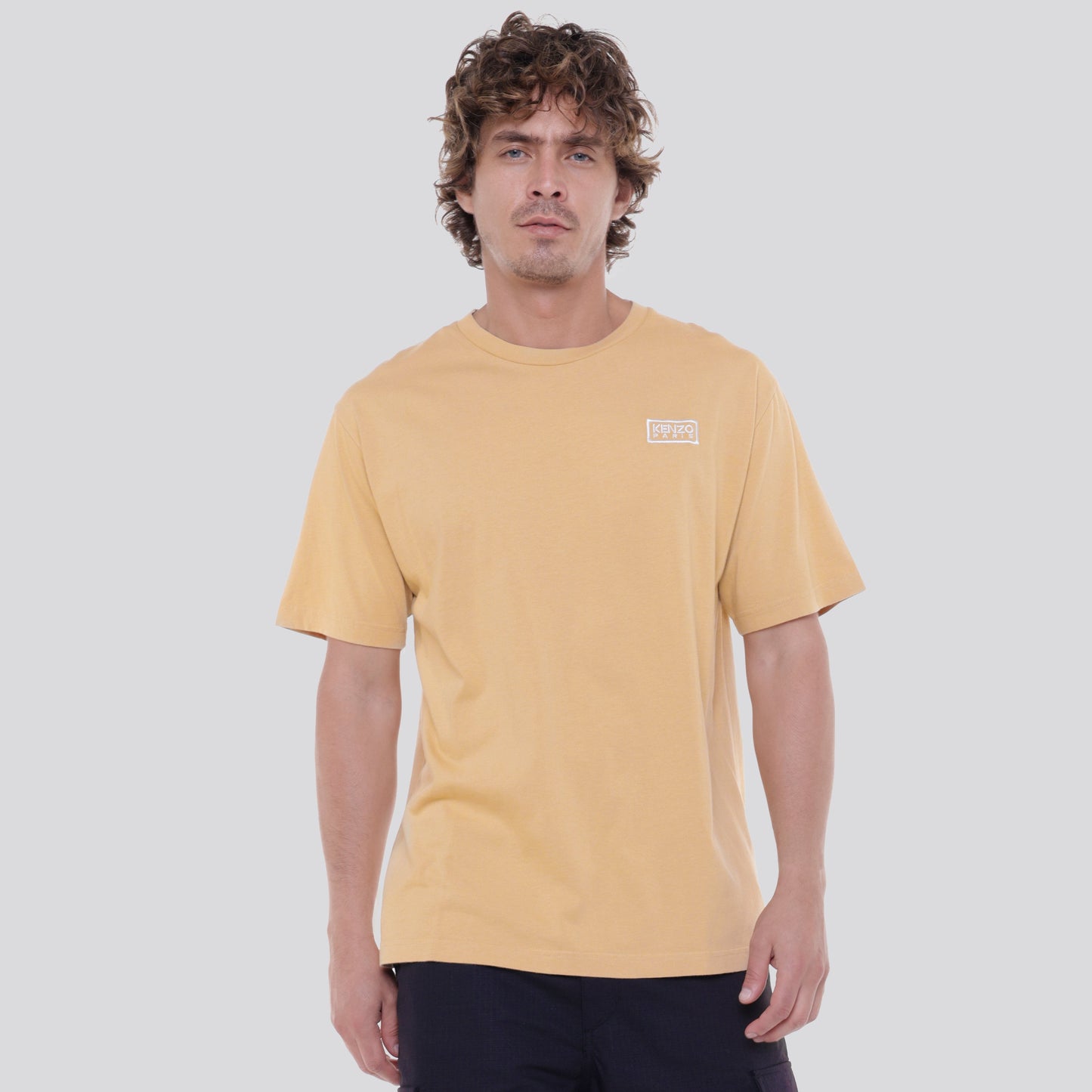 Camiseta Beige Kenzo Logo
