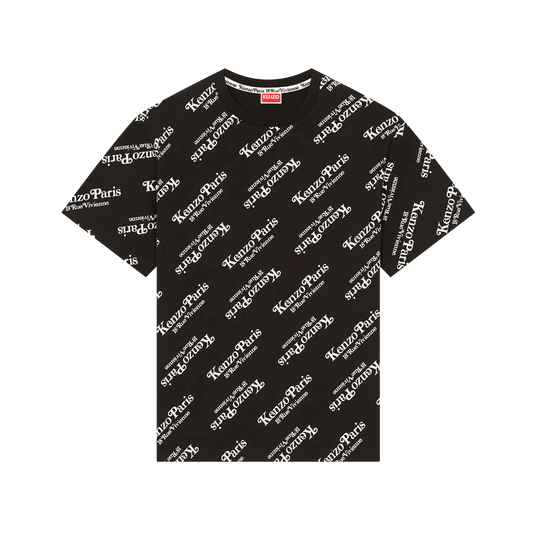 Camiseta Negra Kenzo Paris Multilogo