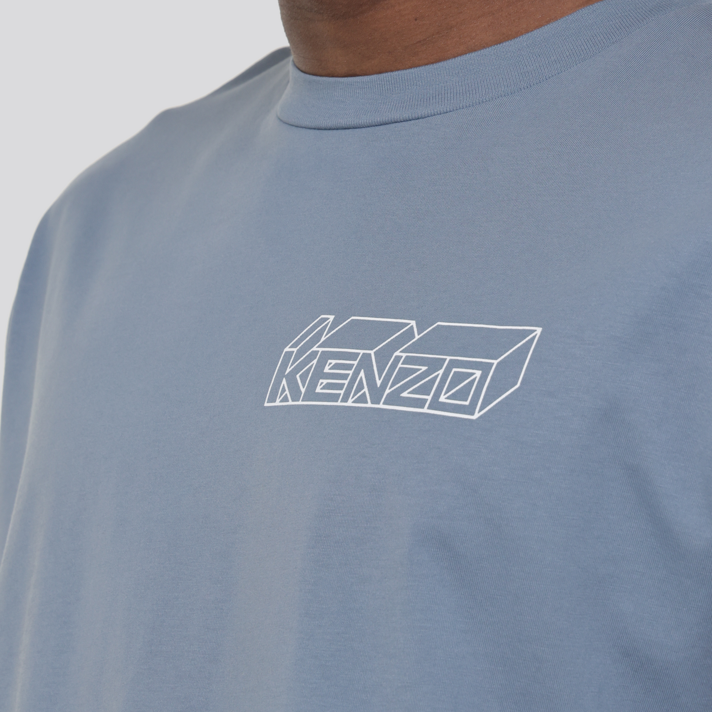 Camiseta Azul Kenzo Kube