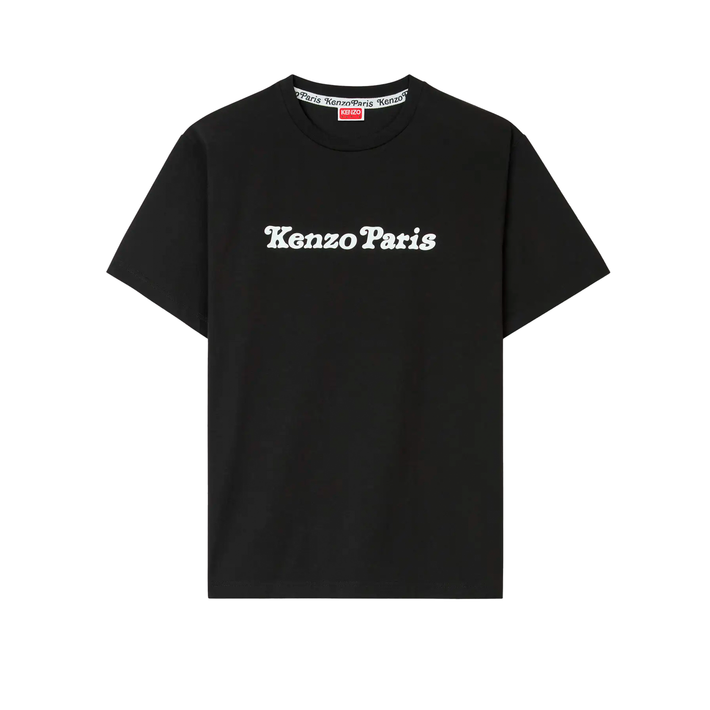 Camiseta Negra Kenzo Paris Logo