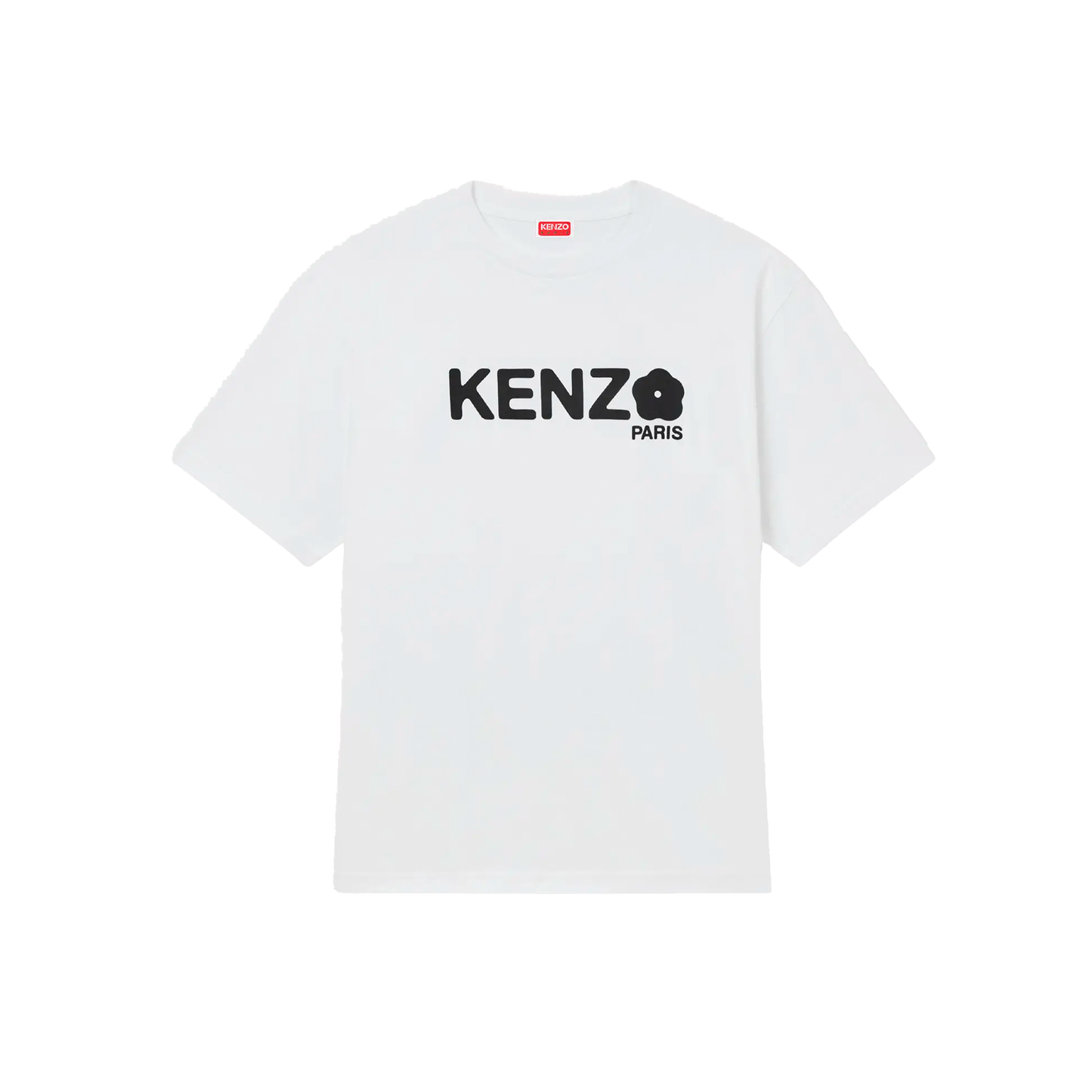 Camiseta Blanca Kenzo Flower Logo