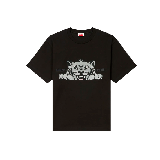Camiseta Negra Kenzo Paris Tiger