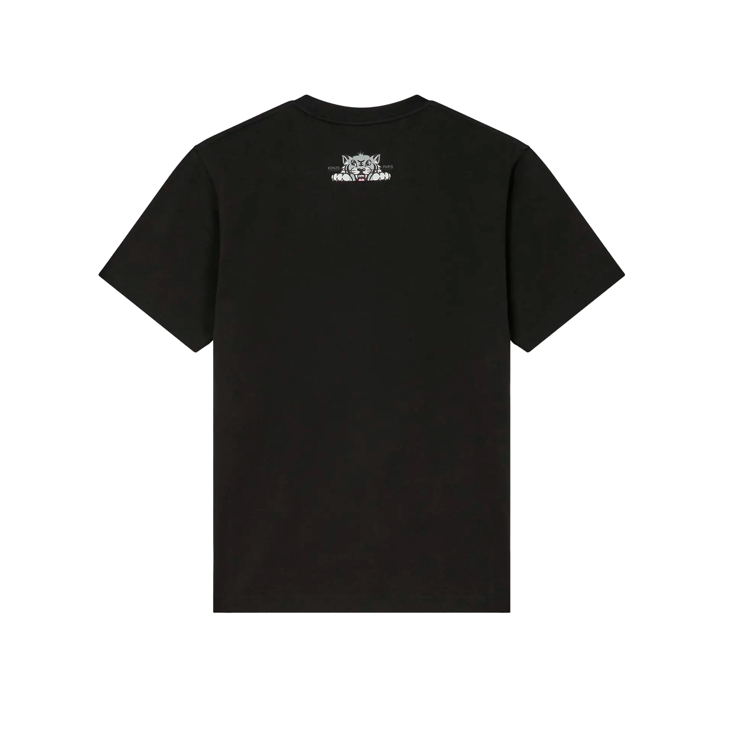 Camiseta Negra Kenzo Big Tiger