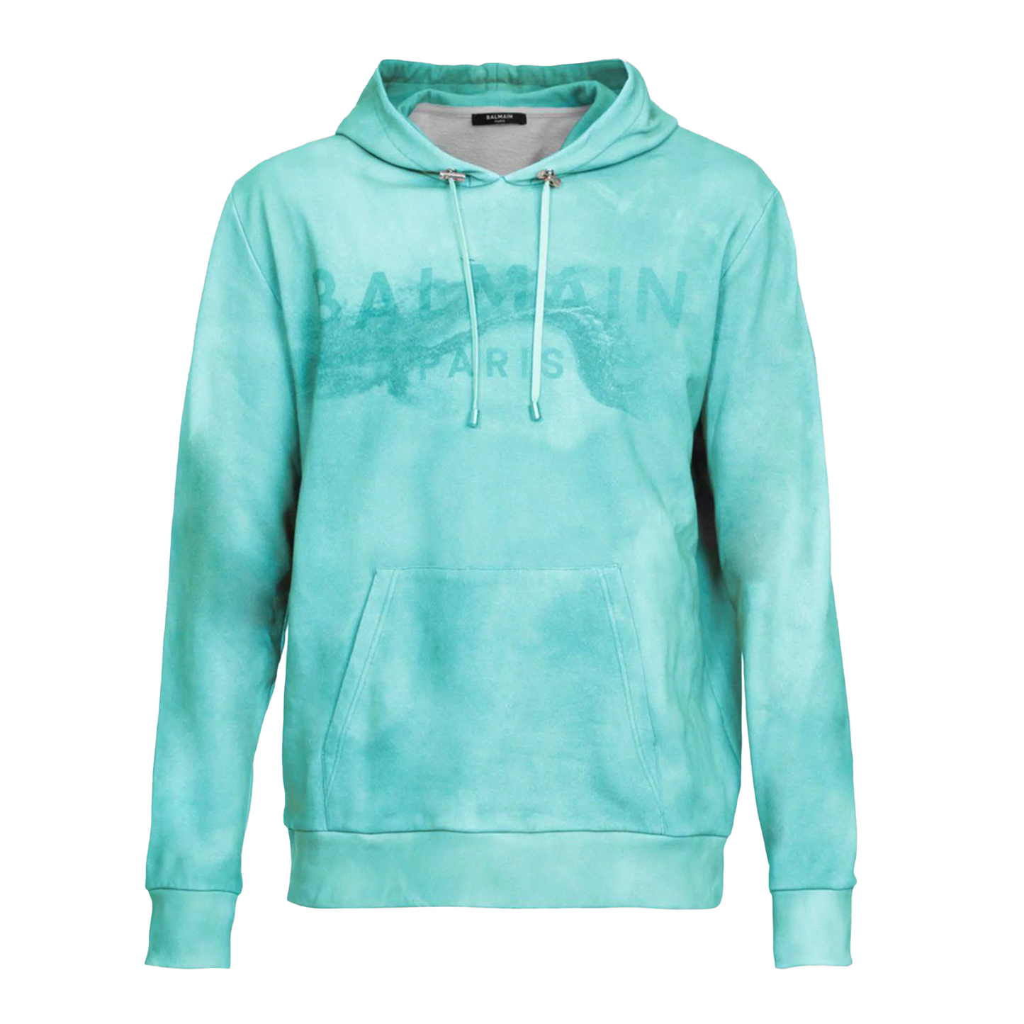 Buzo Tipo Hoodie Verde Balmain Desert