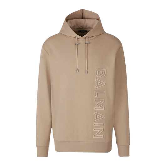 Buzo Tipo Hoodie Beige Balmain Reflect