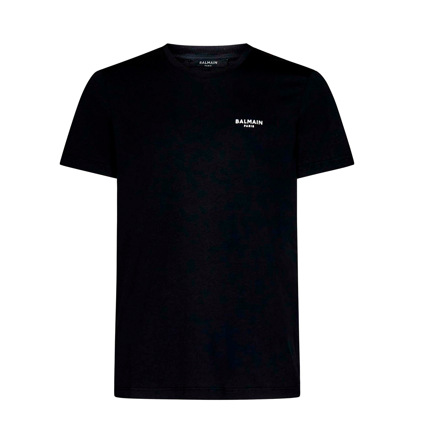 Camiseta Negra Balmain Logo