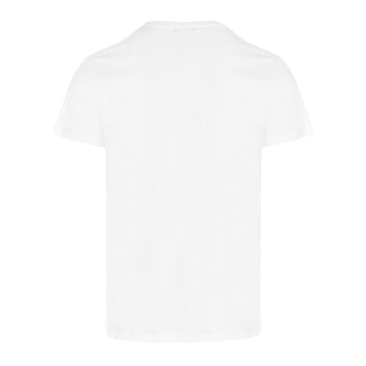 Camiseta Blanca Balmain Paris Logo