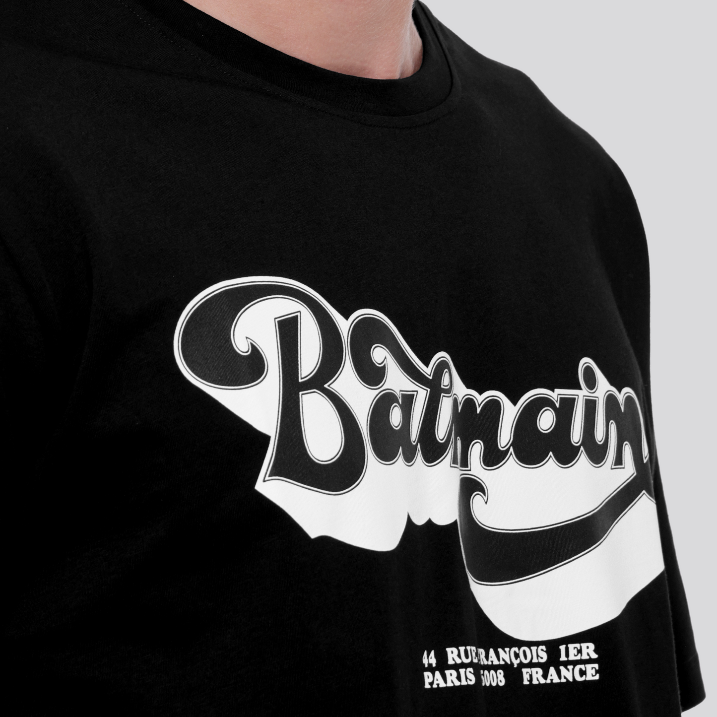Camiseta Negra Balmain 70S