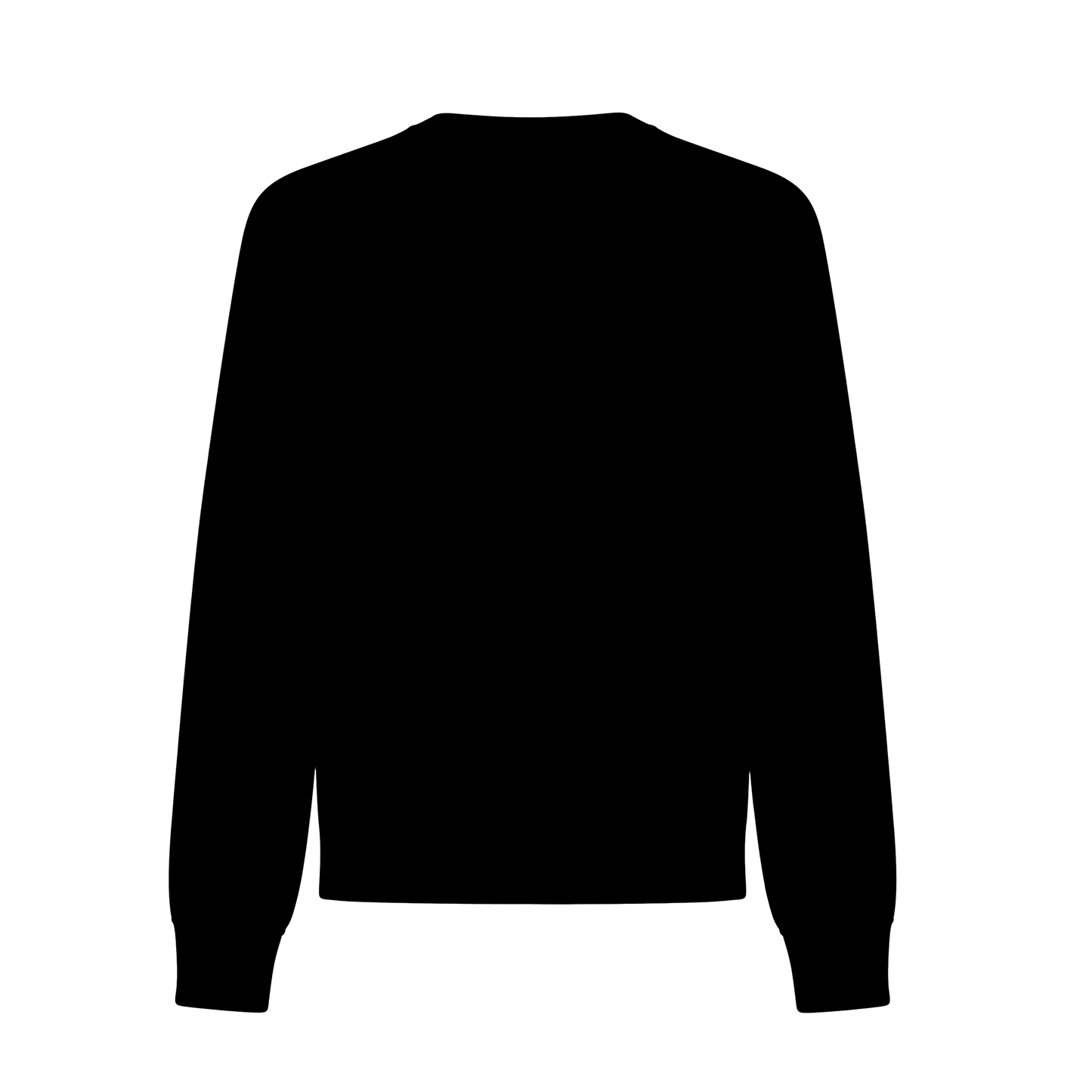 Buzo Negro Balmain Flock & Foil