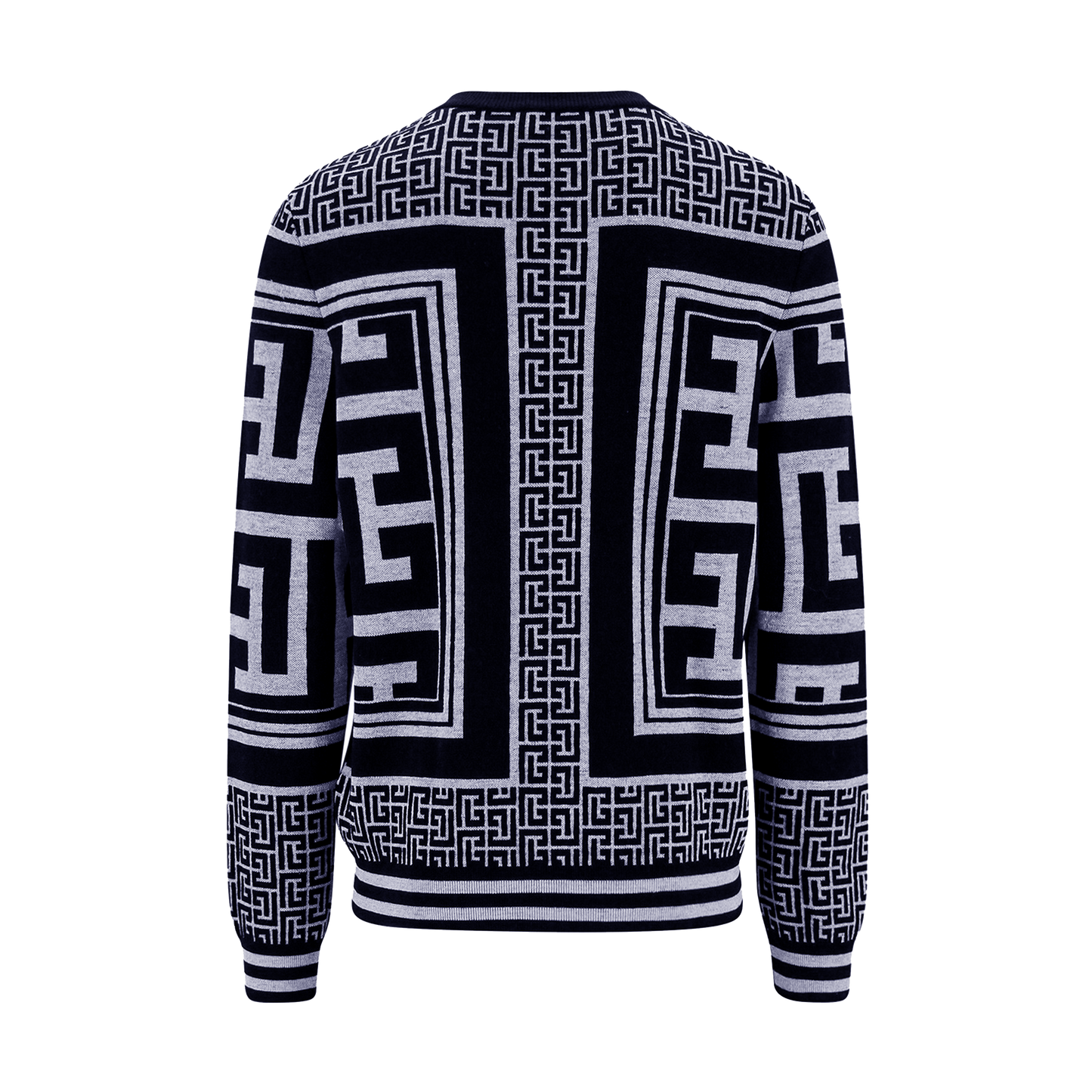 Buzo Negro Balmain Maxi Monigram