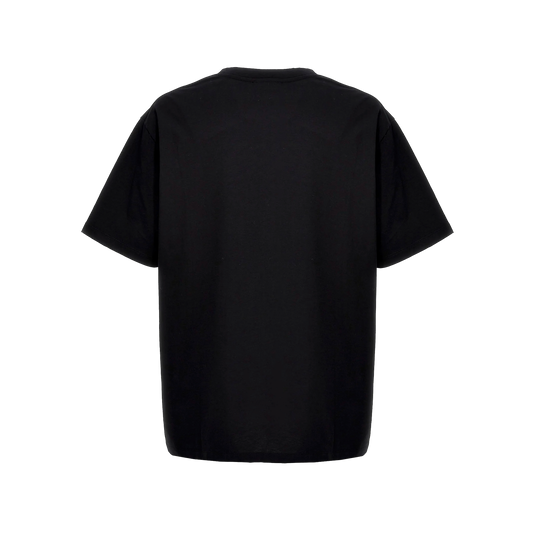 Camiseta Negra Balmain Coin Flock