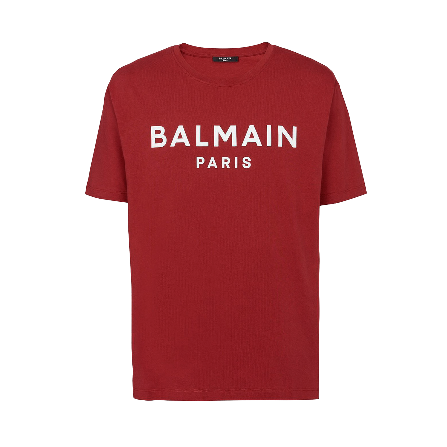 Camiseta Blanca Balmain Paris Logo