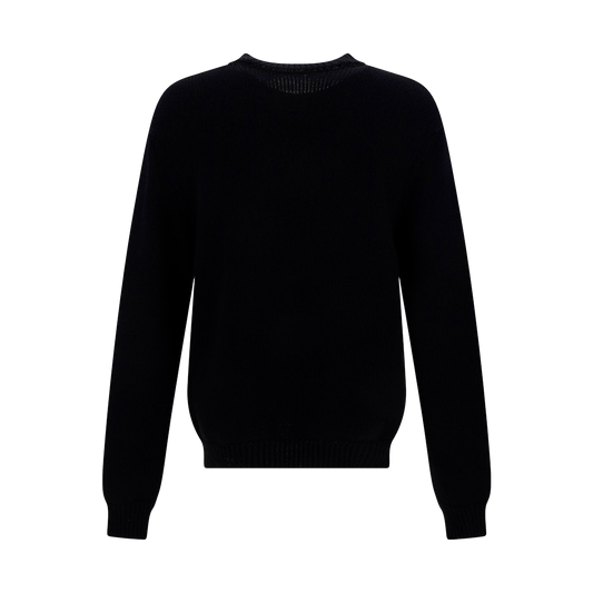 Buzo Negro Balmain Logo