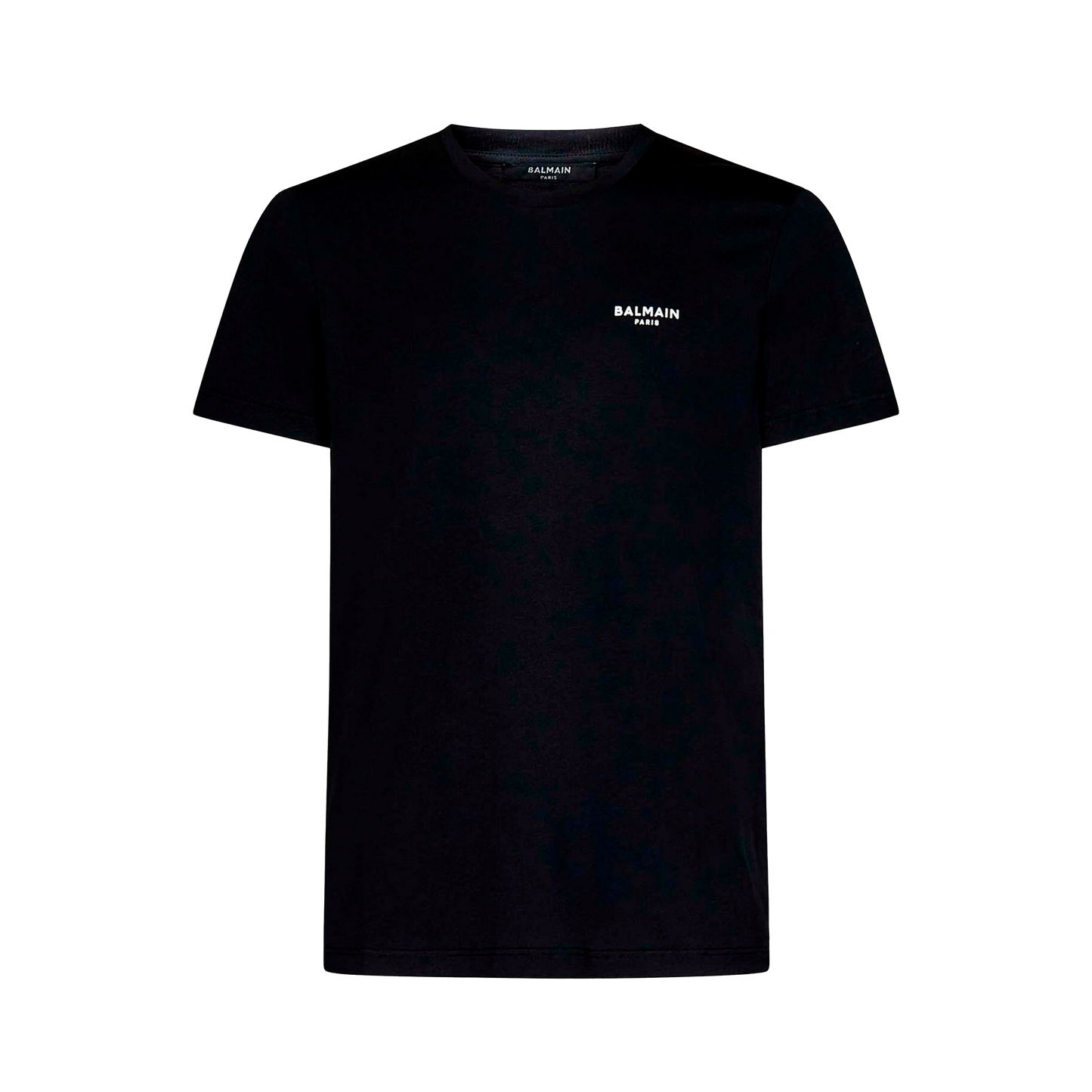Camiseta Negra Balmain Logo