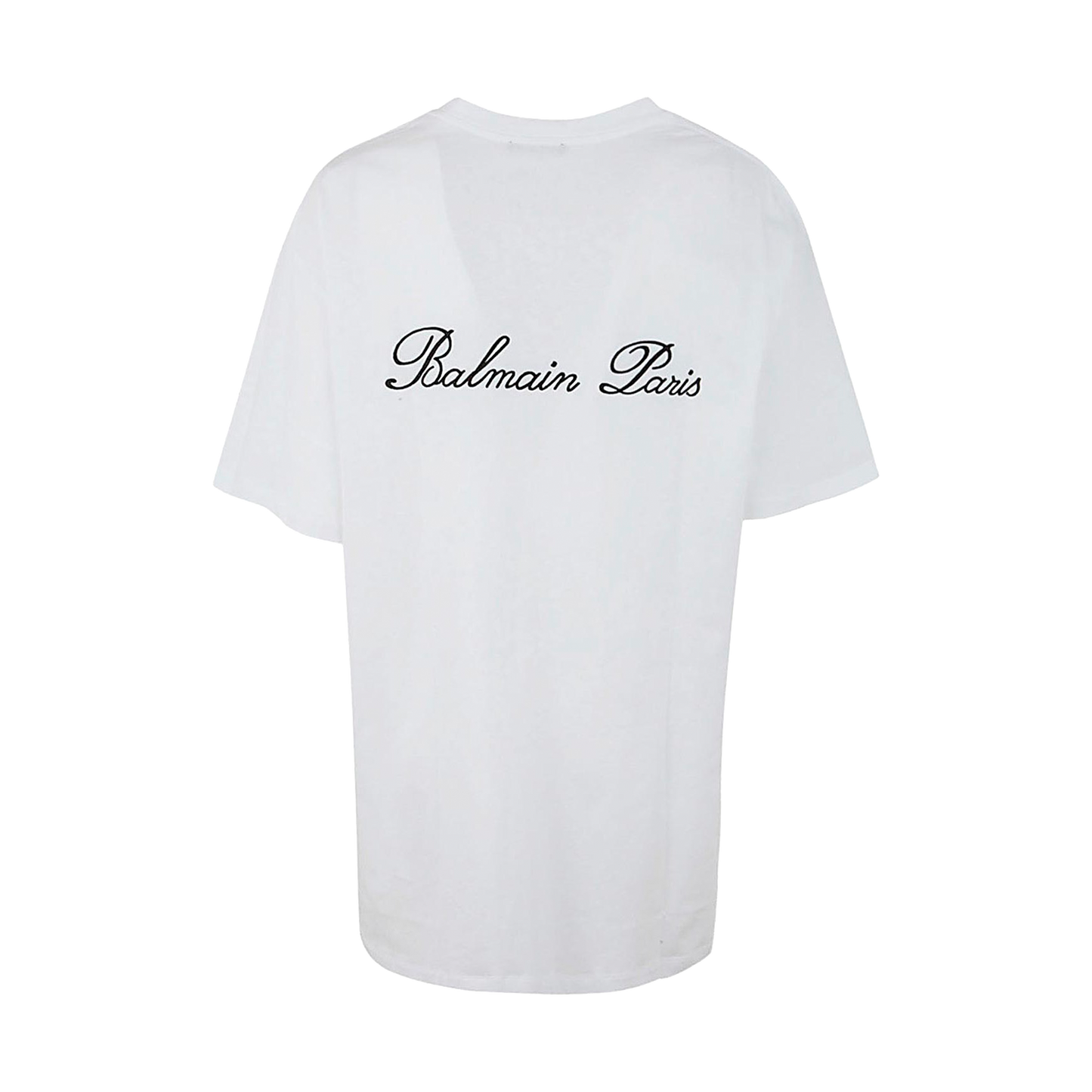 Camiseta Blanca Balmain Signature