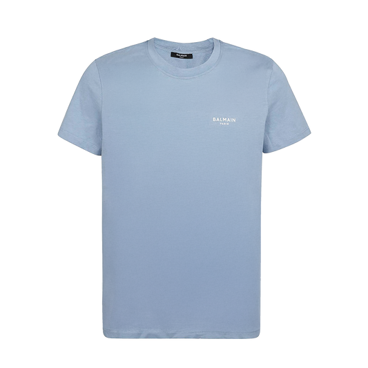 Camiseta Celeste Balmain Logo