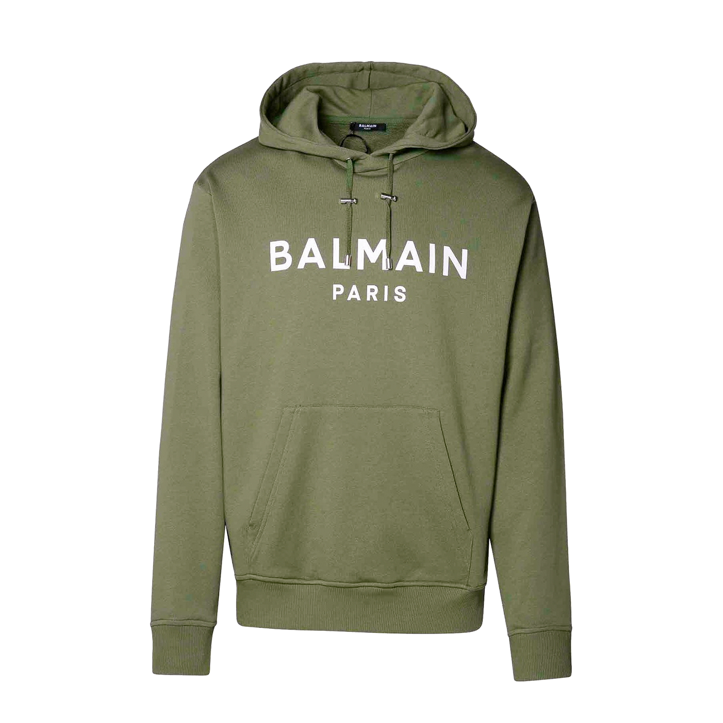 Buzo Verde Balmain Paris Logo