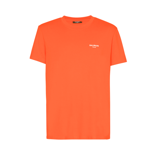 Camiseta Rojo Balmain Logo