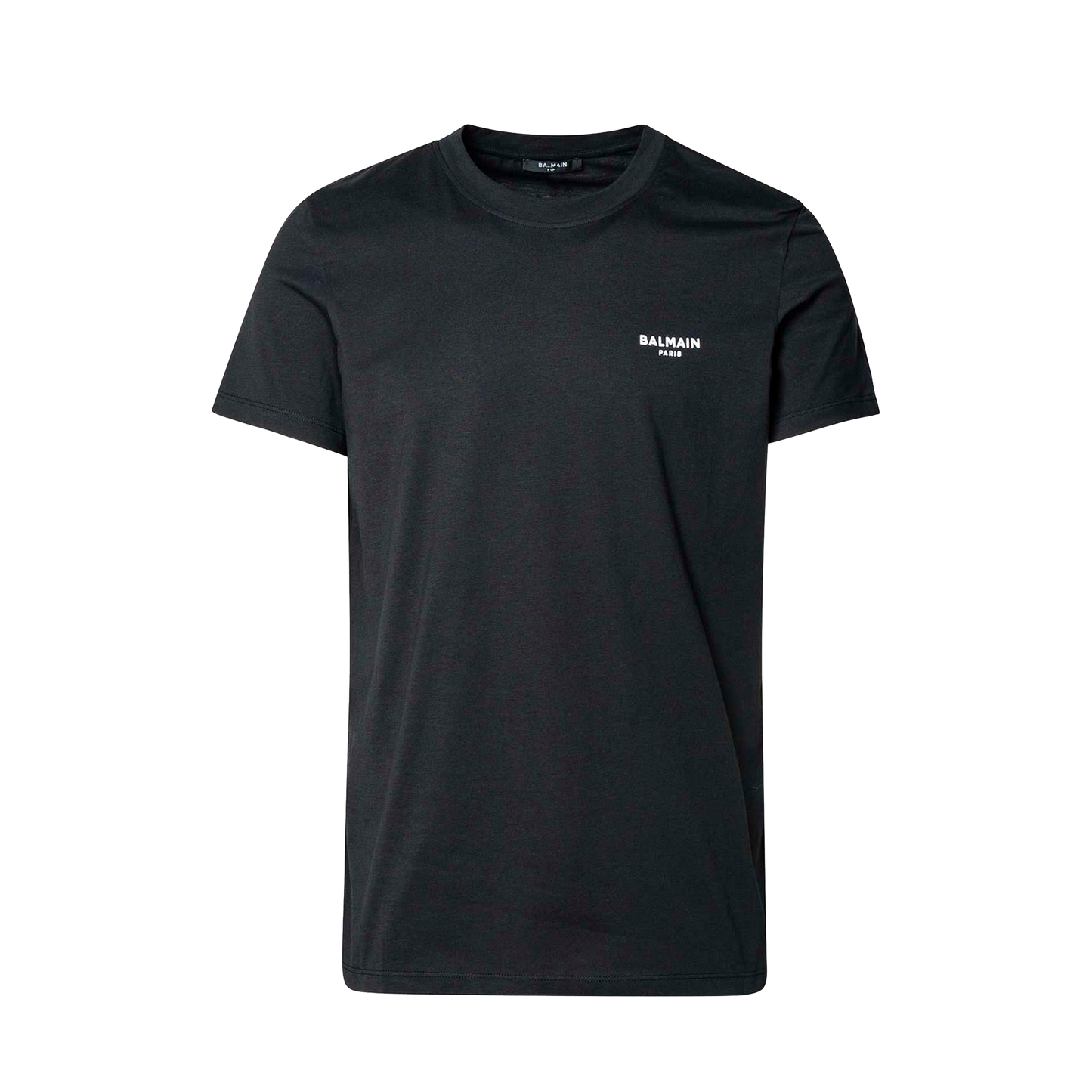 Camiseta Negra Balmain Logo