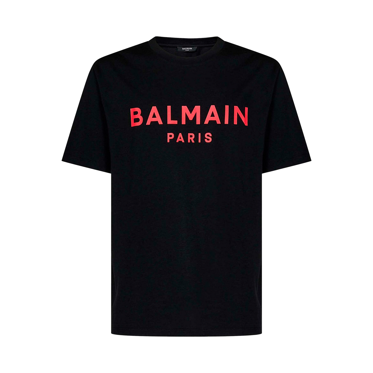 Camiseta Negra Balmain Paris Logo