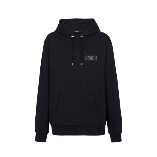 Buzo Negro Balmain Tag