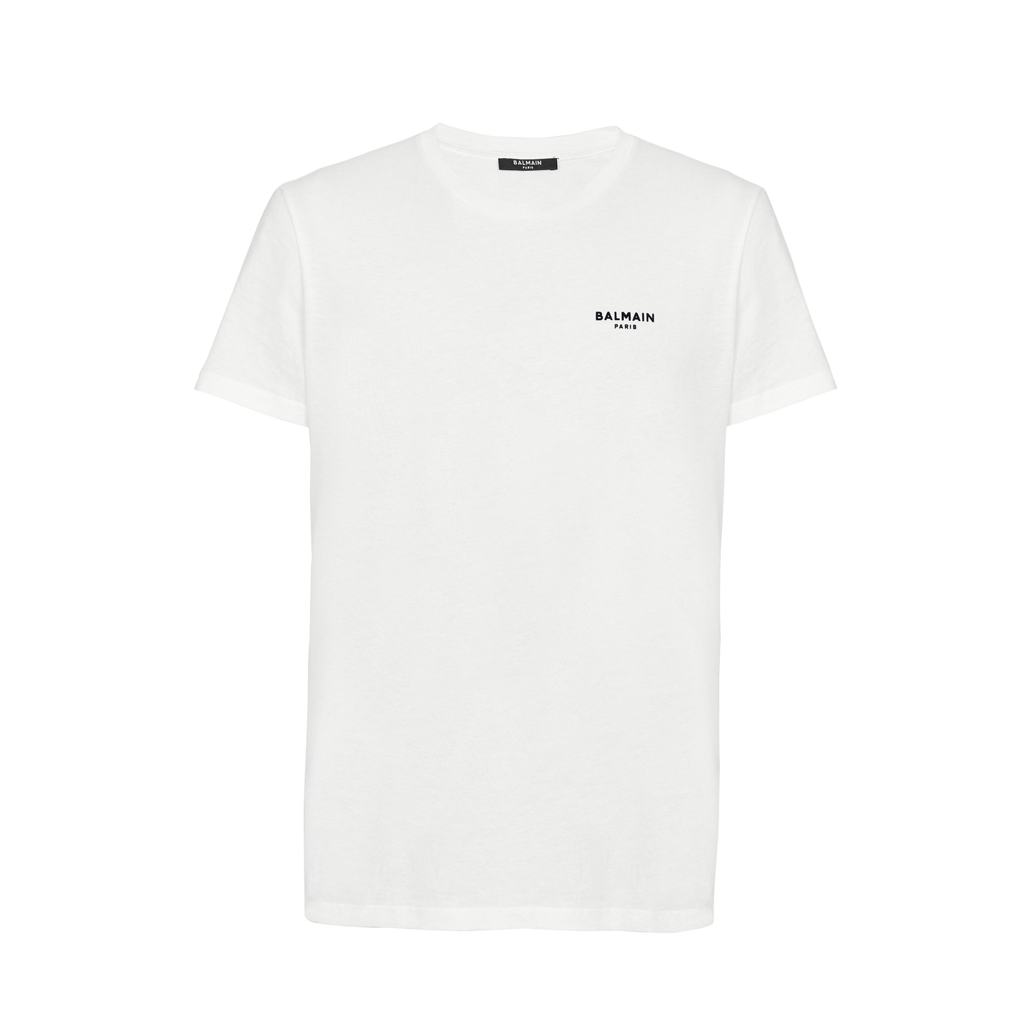 Camiseta Blanca Balmain Logo