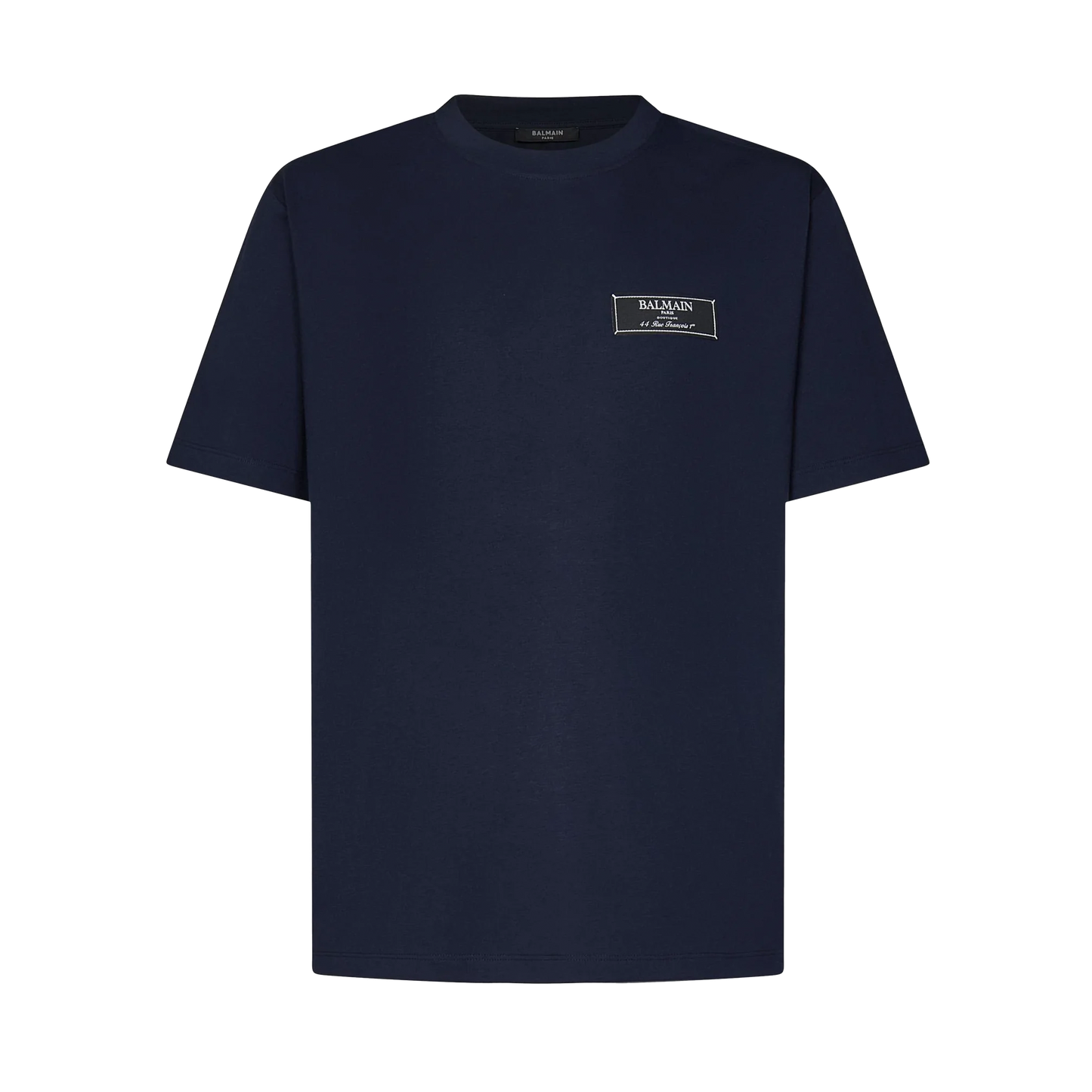 Camiseta Azul Balmain Label
