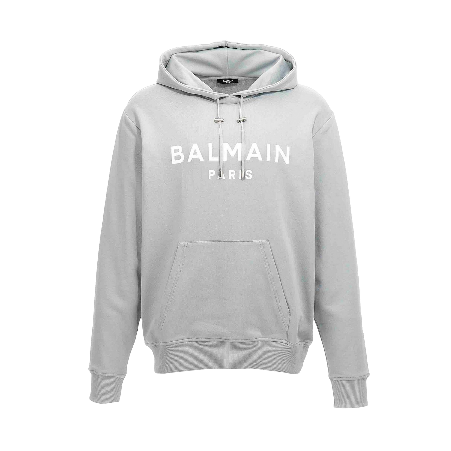 Buzo Gris Balmain Paris Logo