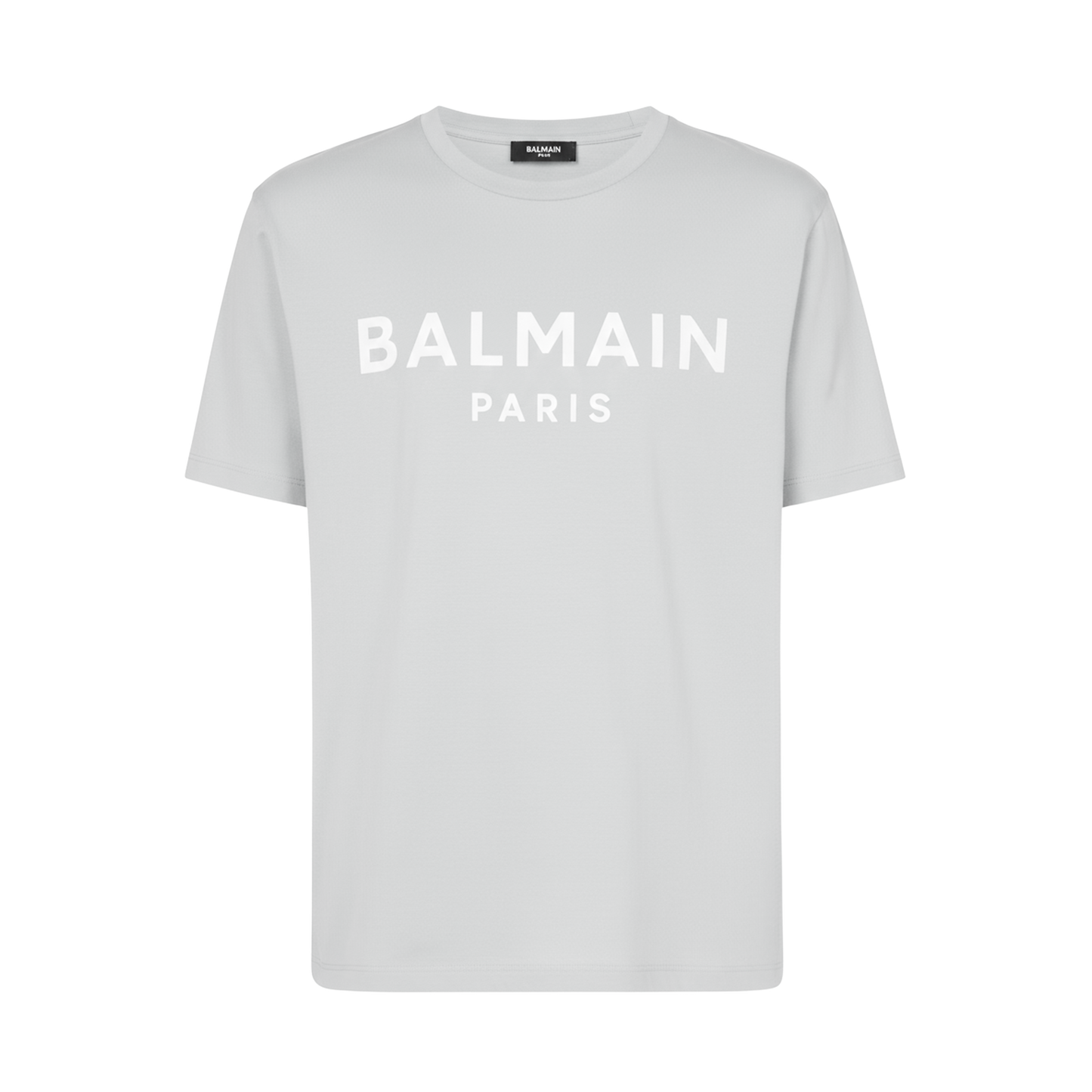 Camiseta Grey Balmain Paris Logo