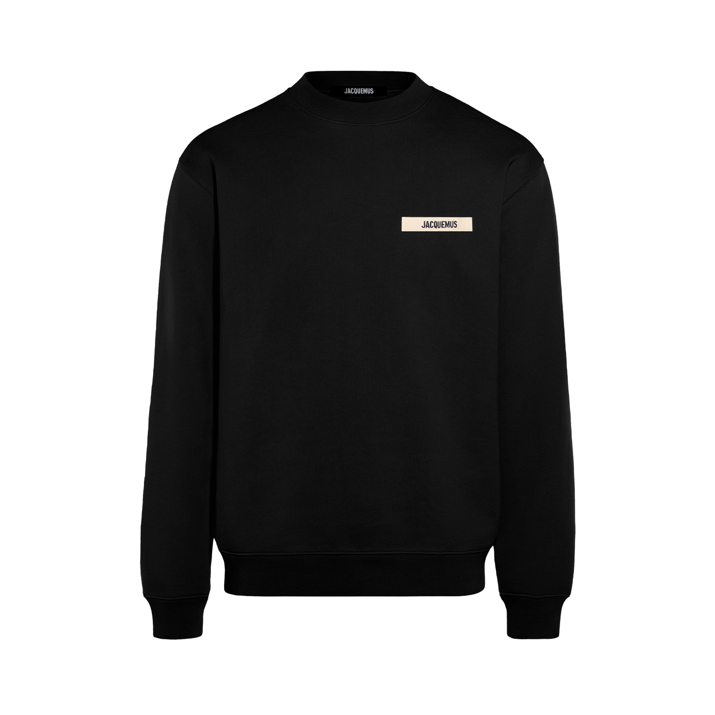 Buzo Negro Jacquemus Le Sweatshirt Gros Grain