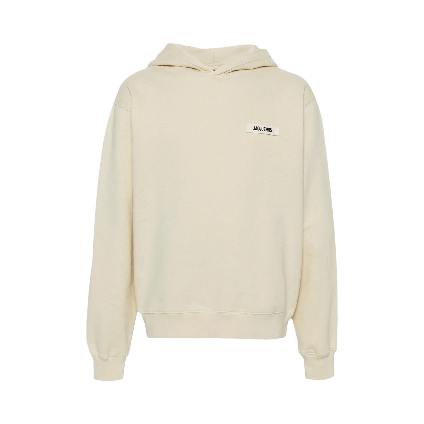 Buzo Tipo Hoddie Beige Jacquemus Le Hoodie Gros Grain