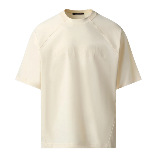 Camiseta Beige Jacquemus Le Tshirt Typo