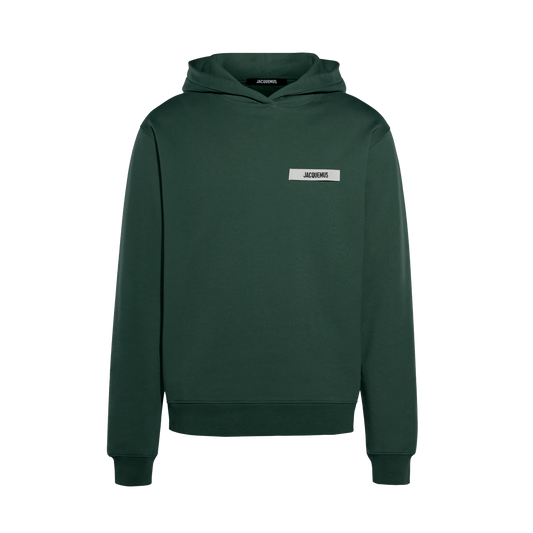 Buzo Tipo Hoodie Verde Jacquemus Le Hoodie Gros Grain
