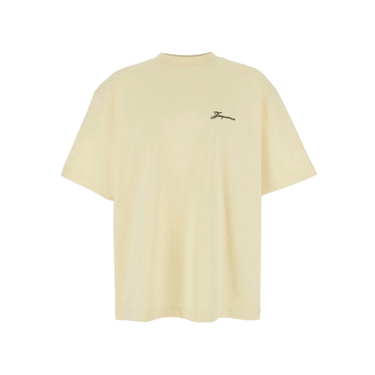 Camiseta Beige Jacquemus Le Tshirt Halteres