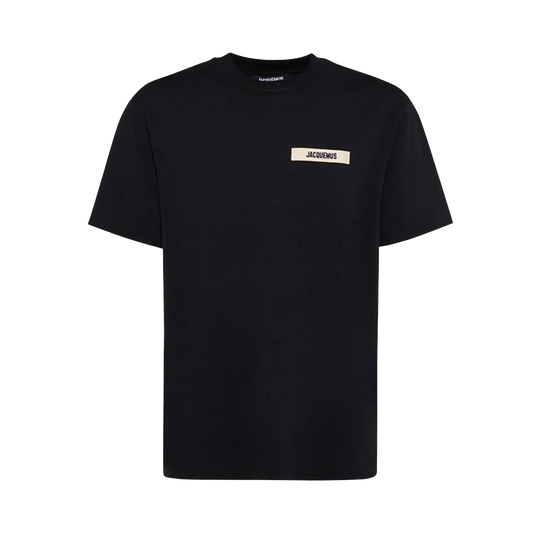Camiseta Negro Jacquemus Le Tshirt Gros Grain