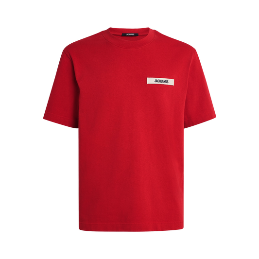 Camiseta Rojo Jacquemus Le Tshirt Gros Grain
