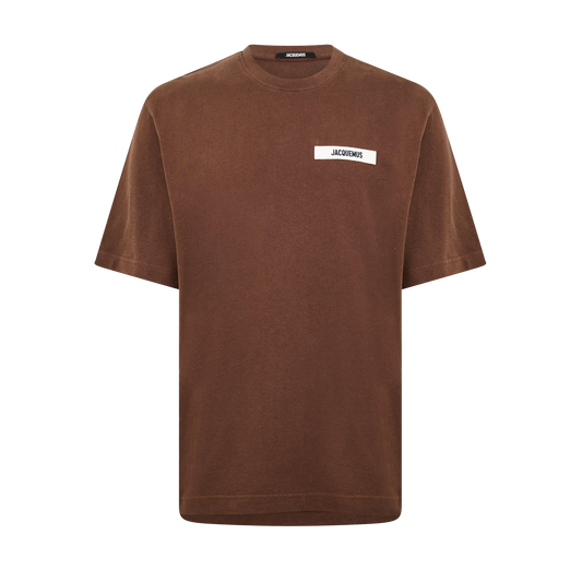 Camiseta Café Jacquemus Le Tshirt Gros Grain