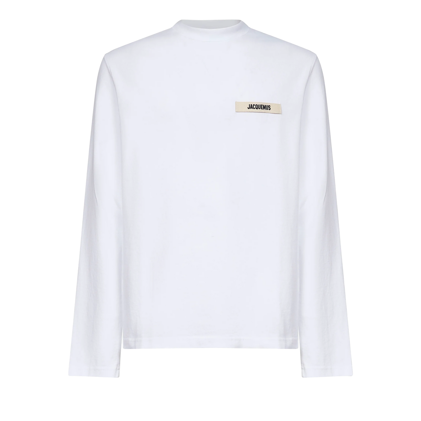 Camiseta Blanco Jacquemus Le Tshirt Gros Grain Long Sleeves