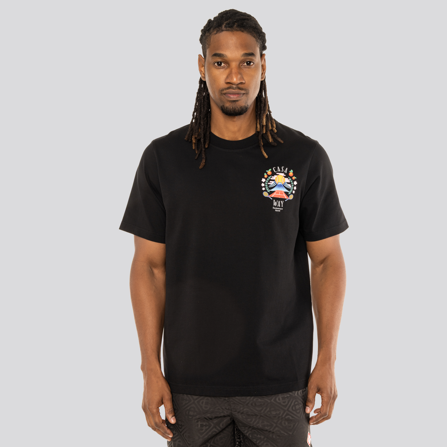 Camiseta Negra Casablanca Casa Way Mountain