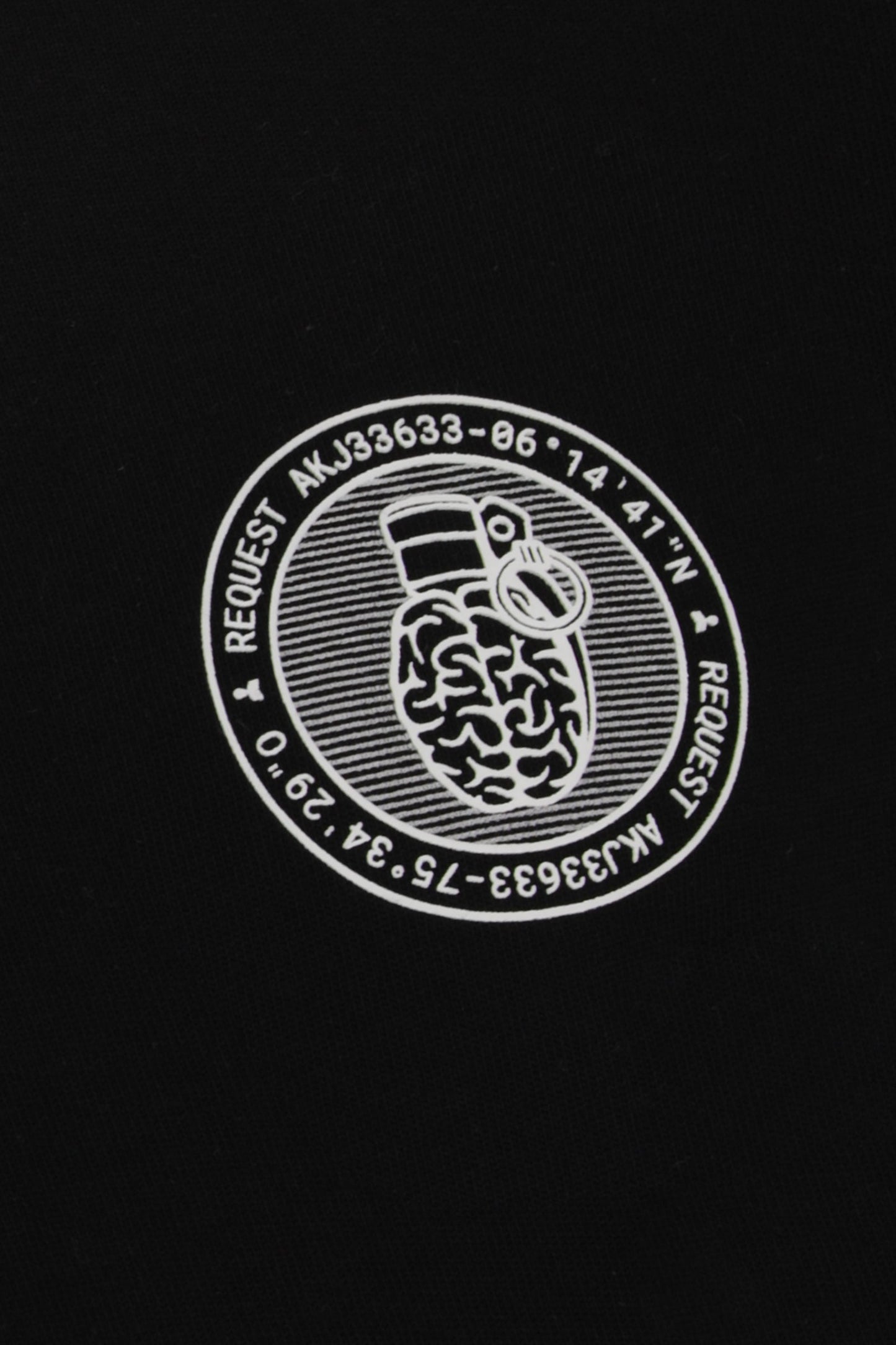 UNCHARTED BLACK REGULAR T-SHIRT