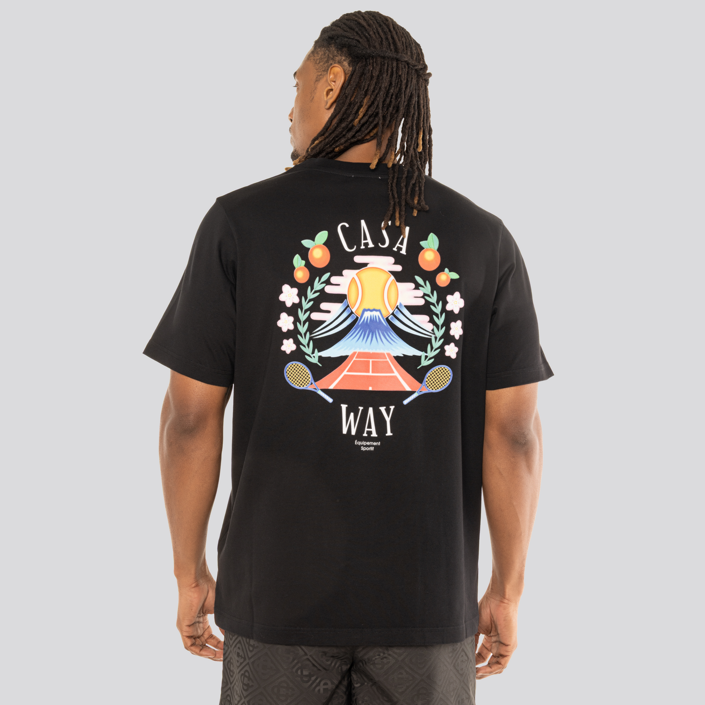 Camiseta Negra Casablanca Casa Way Mountain