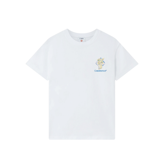Camiseta Blanca Casablanca Diamond Column