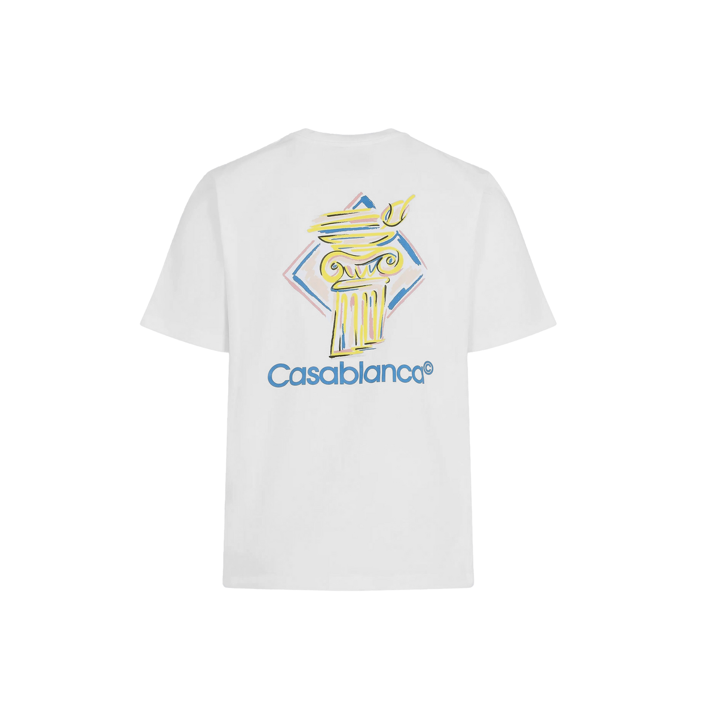 Camiseta Blanca Casablanca Diamond Column