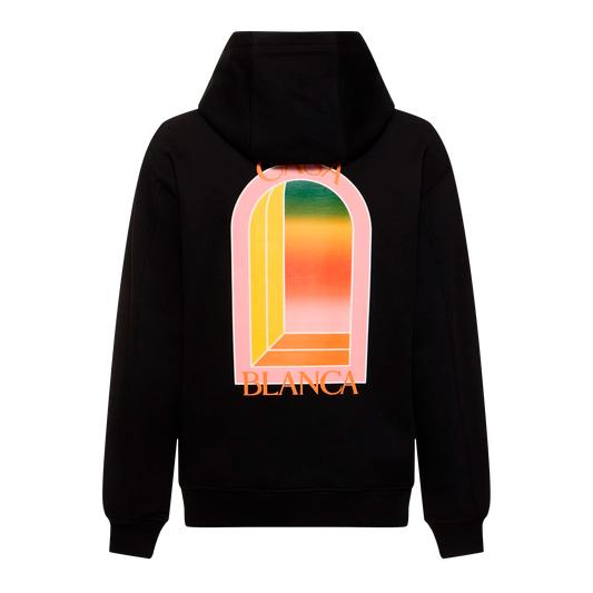 Buzo Tipo Hoodie Negro Casablanca L'Arche